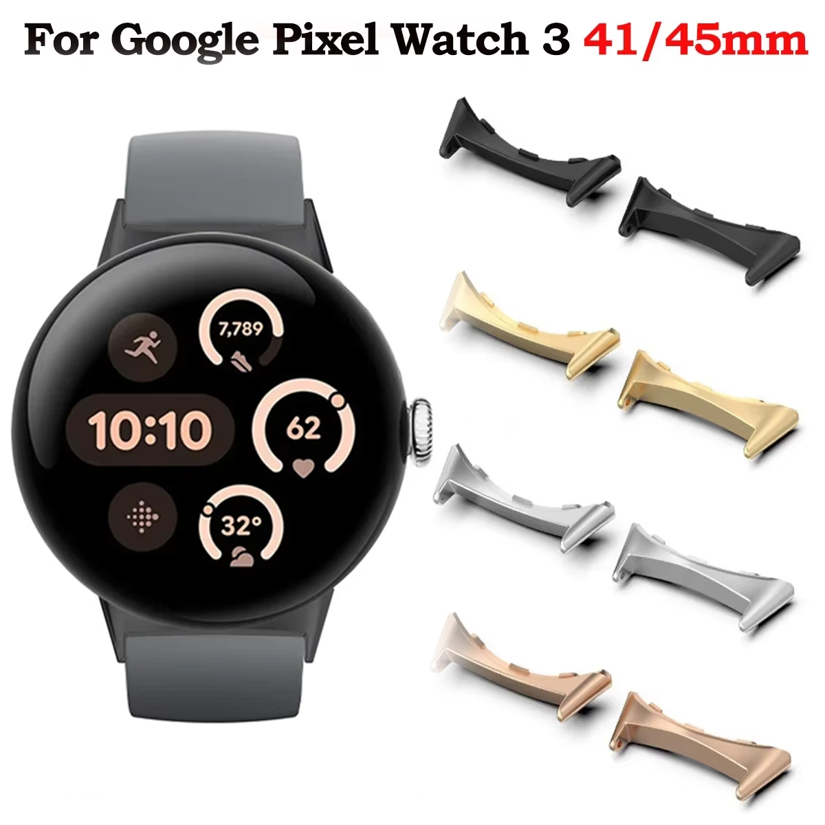 Watch Strap Replacement - Adaptor konektor tali jam tangan, 2