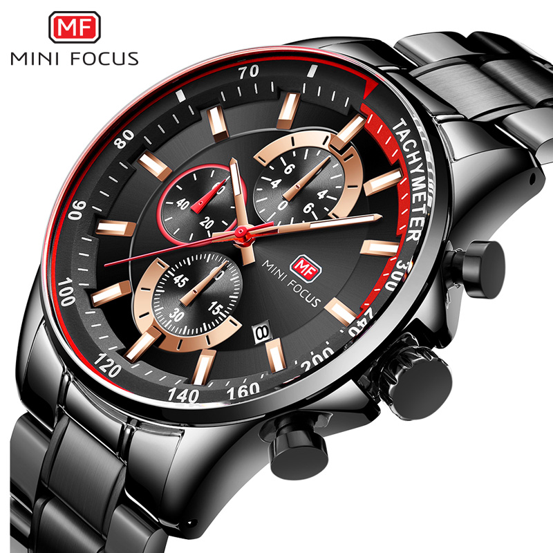 Jewelry Watches Men - Mini Fokus Pria Stainless Steel Gelang
