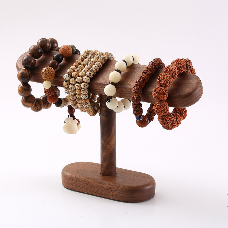 Jewelry And Watches Exhibition - Rak Pajangan Perhiasan Kayu Walnut, Stand