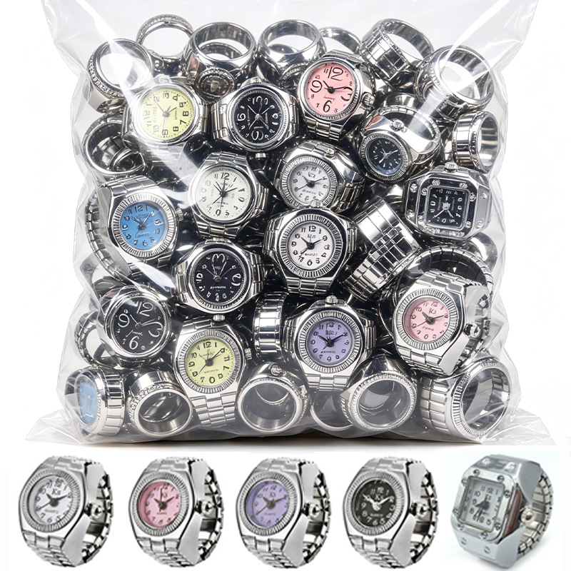 Vintage Jewelry Watches Women - Jam Tangan Cincin Mini Punk Vintage