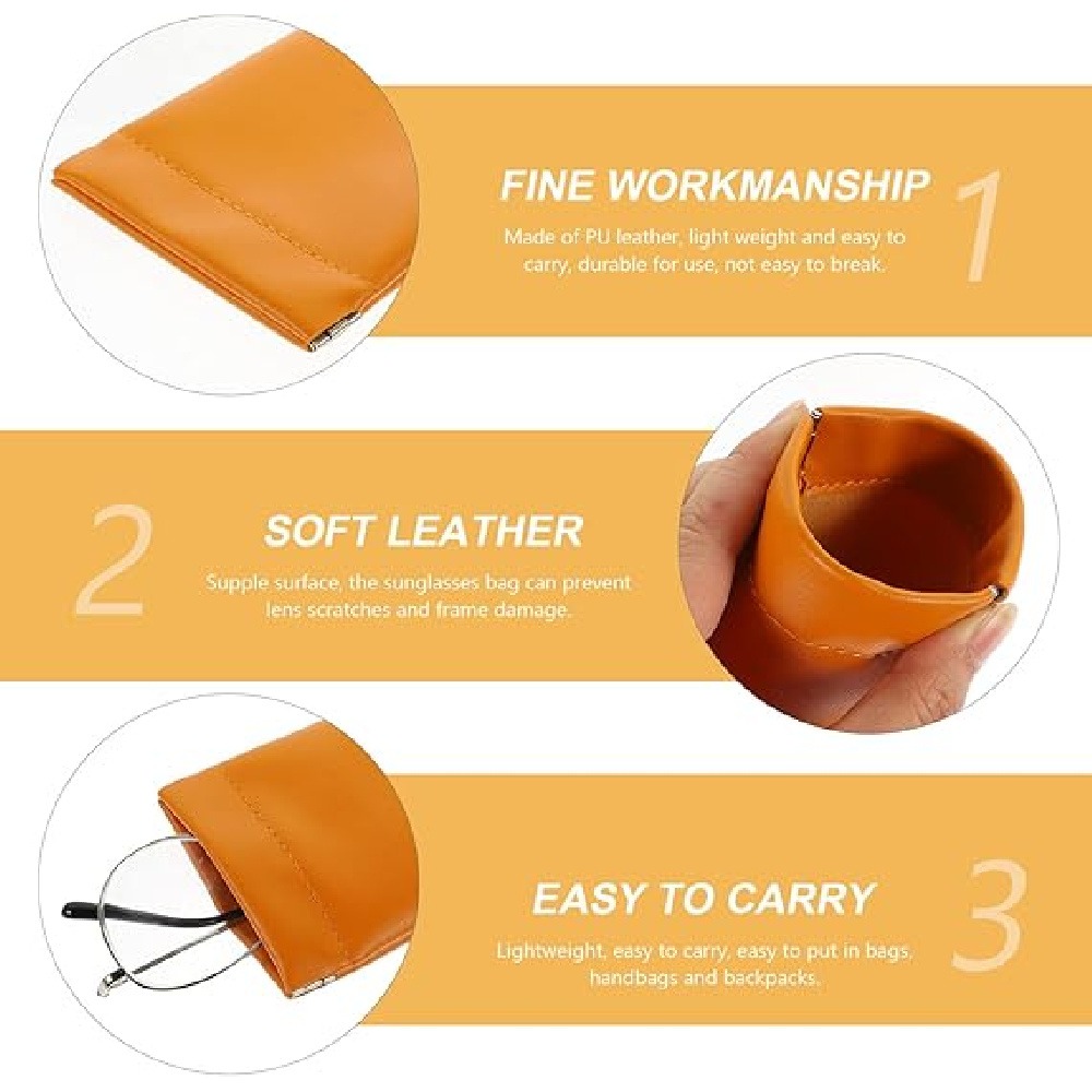 Jewelry Essentials Watches - 3 Paket Kantong Penyimpanan Kulit PU,