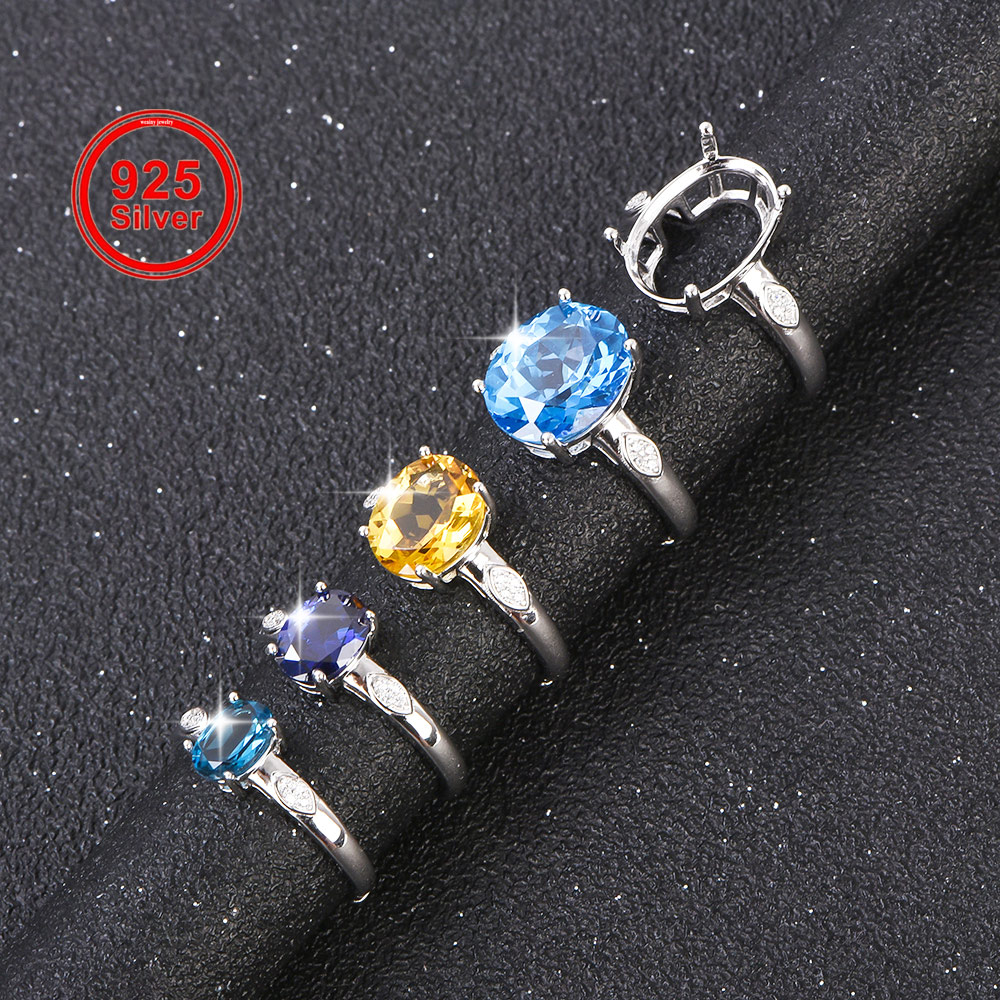 Sterling Silver Ring - Cincin 5x7-12x16mm Bahan Perak Murni 925