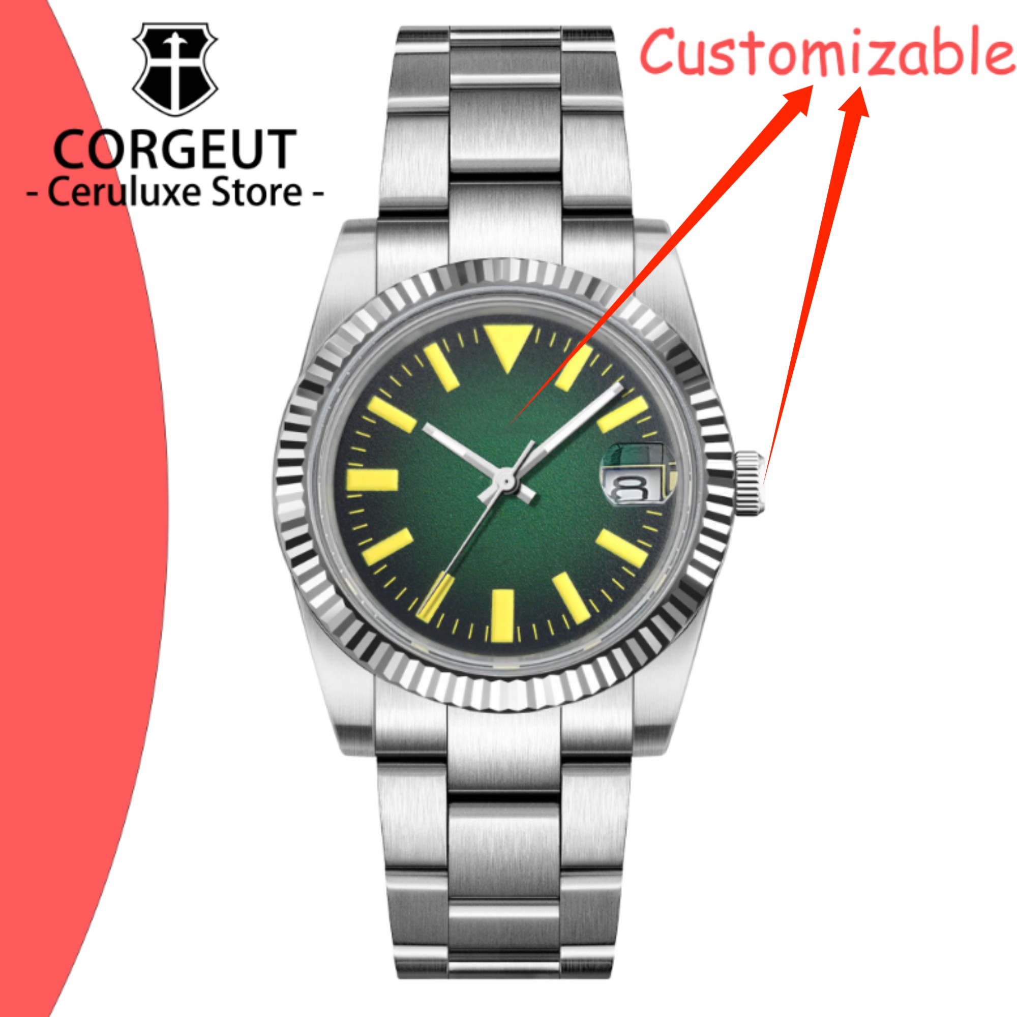 Mens Mechanical Watch - Jam Tangan Mekanik Otomatis NH35 Baru