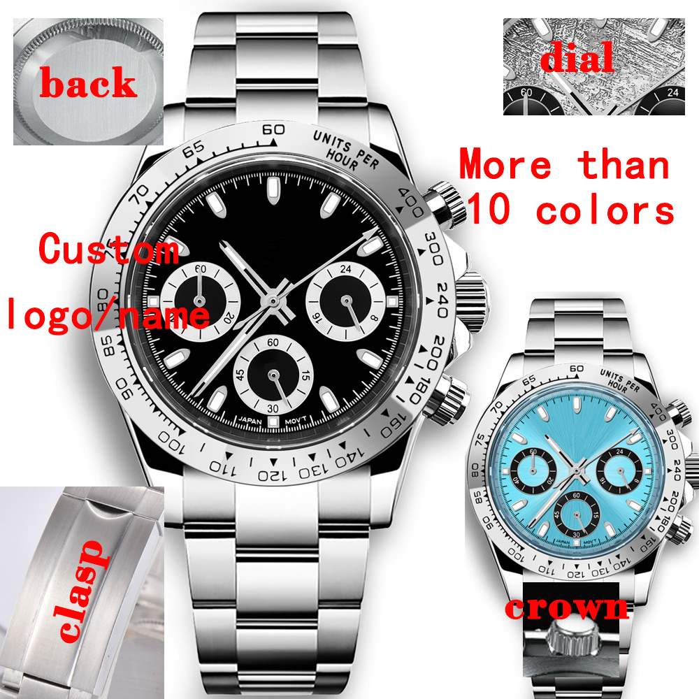 Mens Mechanical Watch - Jam Tangan Quartz Custom 39mm untuk