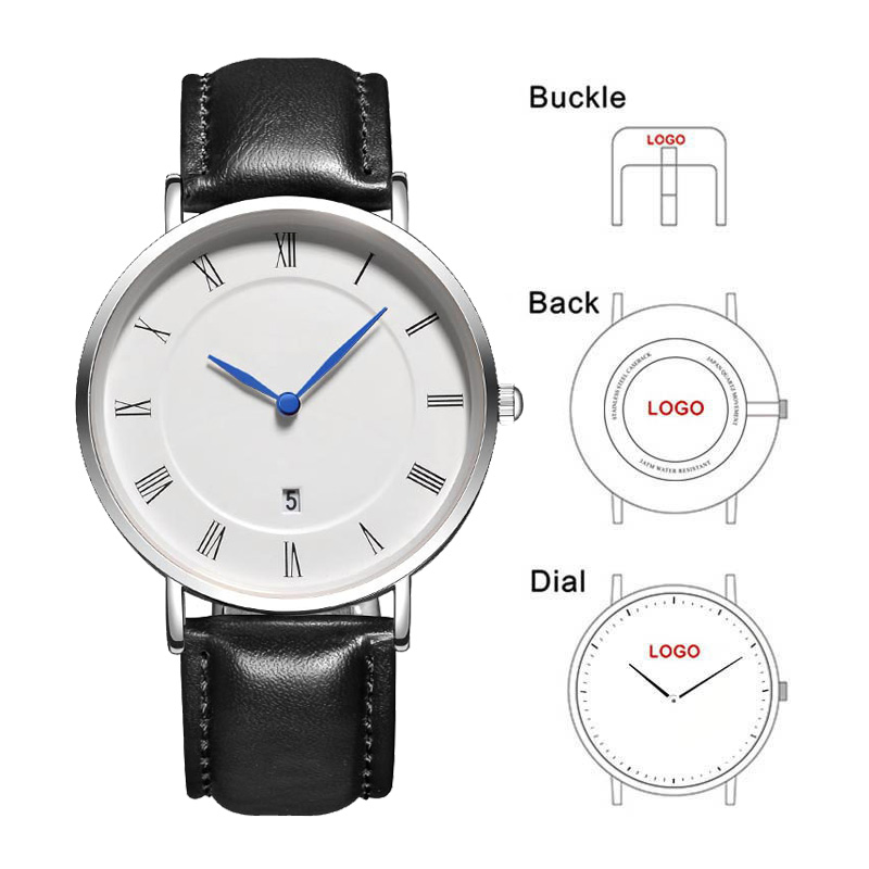 Mens Mechanical Watch - B-8210A Jam Tangan Pria Sederhana dengan