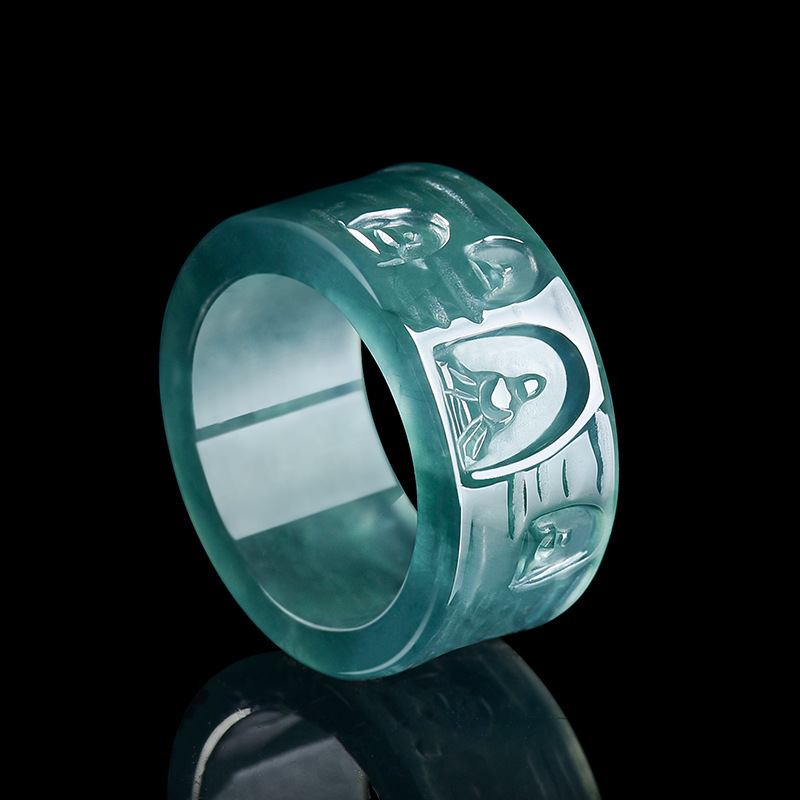 Jewelry & Watches Vitopoulos - Cincin Buddha Giok Burma Alami Perhiasan