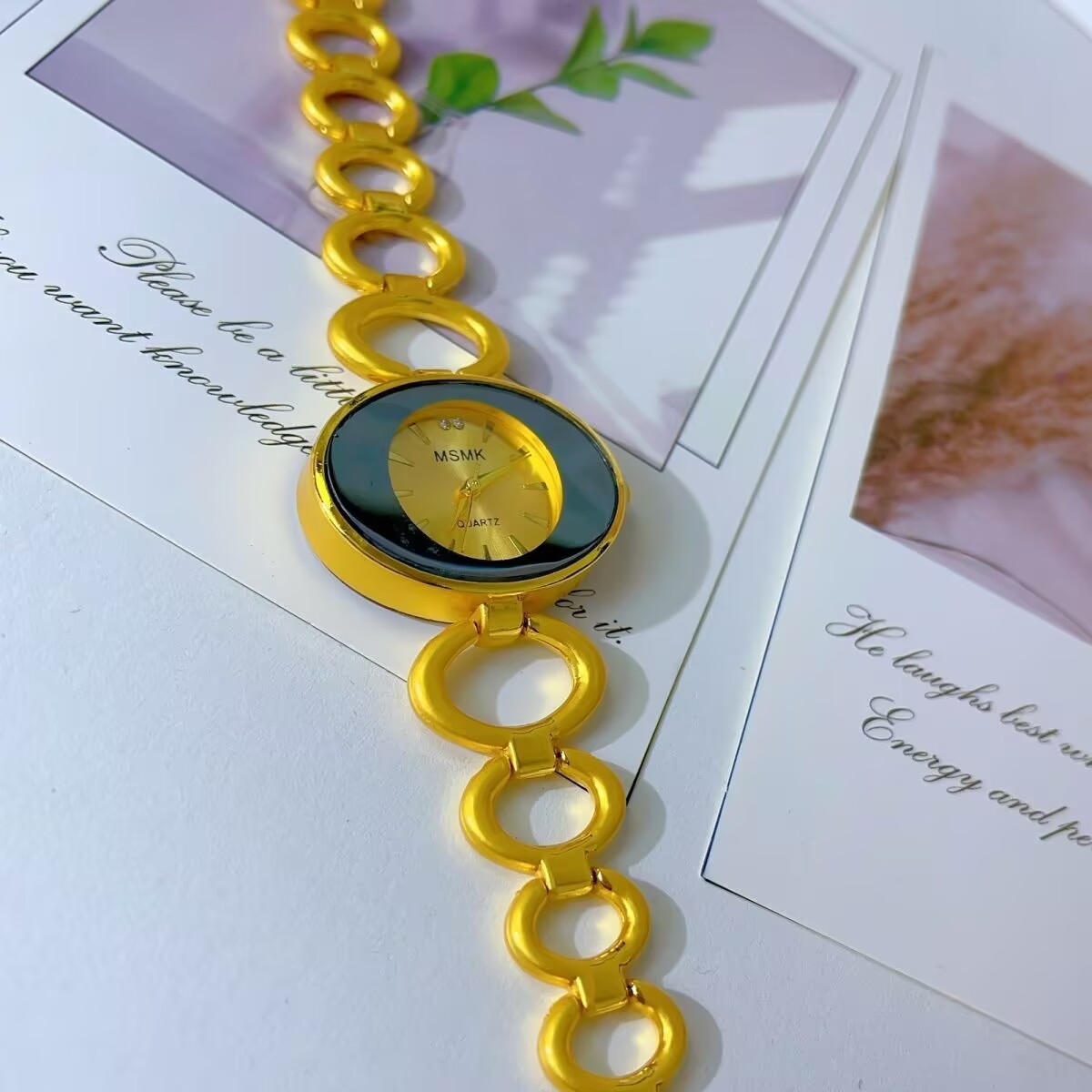 Jewelry Watch - Jam Tangan Berlapis Emas 24K Amerika