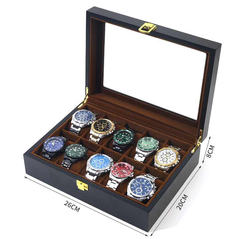 Kotak arloji kayu buatan tanga - Jewelry Box That Holds Watches ulasan dan harga