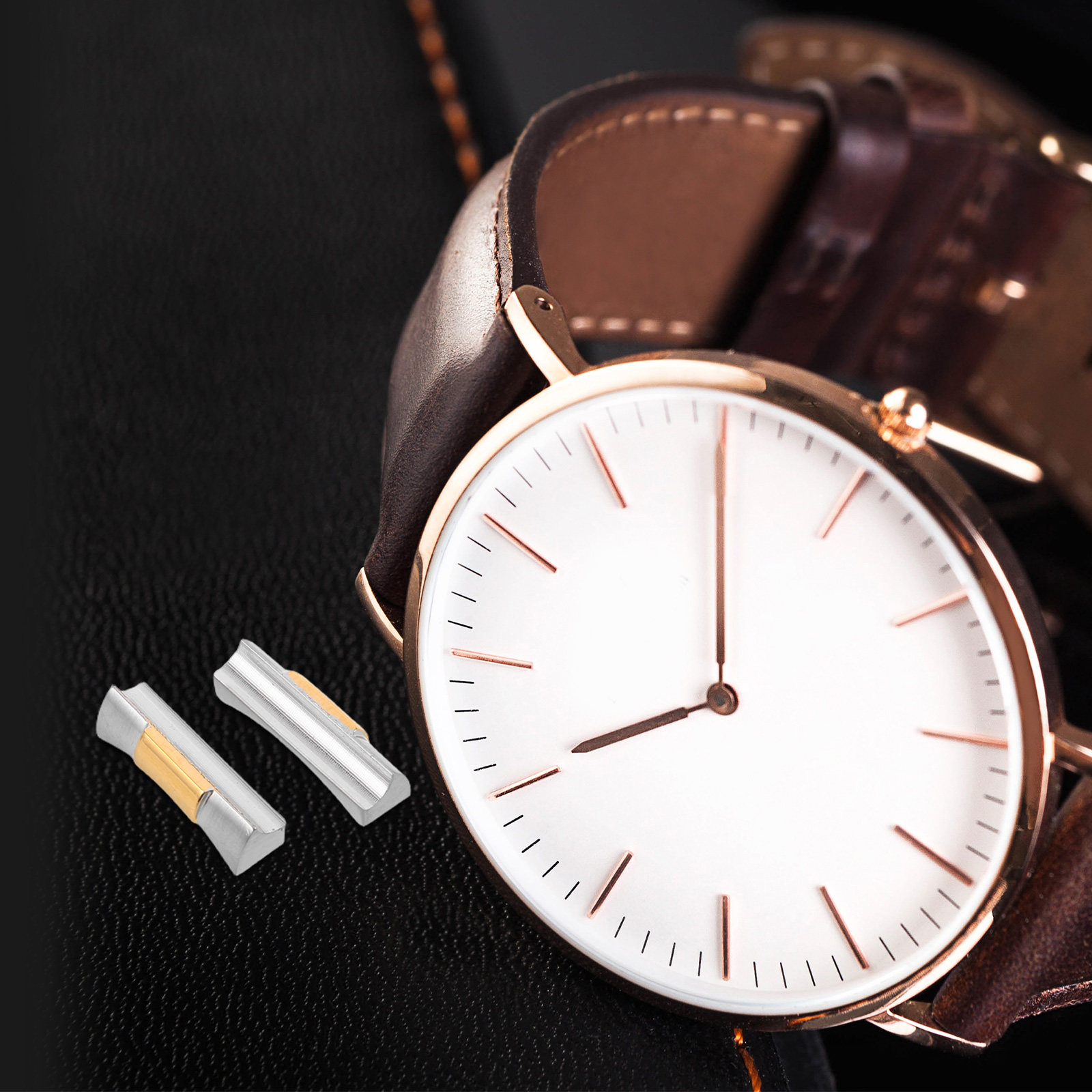 2 Buah Adaptor Penghubung Ujun - Watch Strap Replacement ulasan dan harga