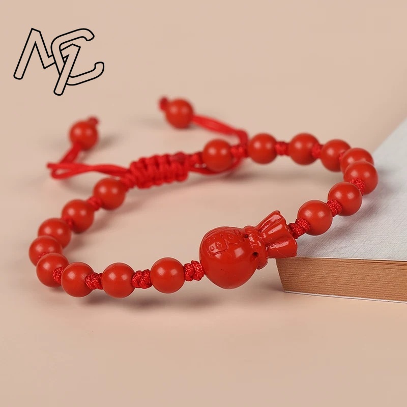 Gelang Manik-Manik Cinnabar Me - Gemstone Bracelet Healing ulasan dan harga