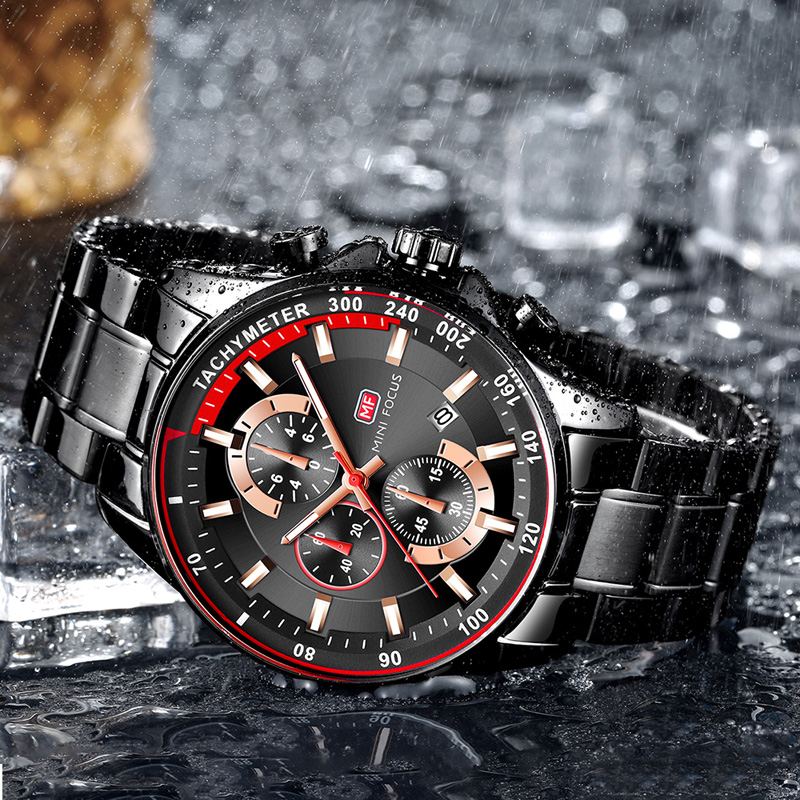 Mini Fokus Pria Stainless Stee - Jewelry Watches Men ulasan dan harga