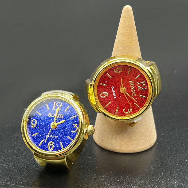 Kiss cincin jam tangan jari pr - Vintage Jewelry Watches Women ulasan dan harga