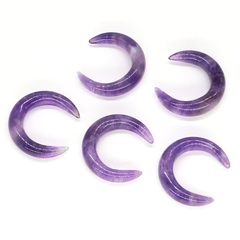 30Mm Bentuk Bulan Sabit Krista - Gemstone Bracelet Healing ulasan dan harga