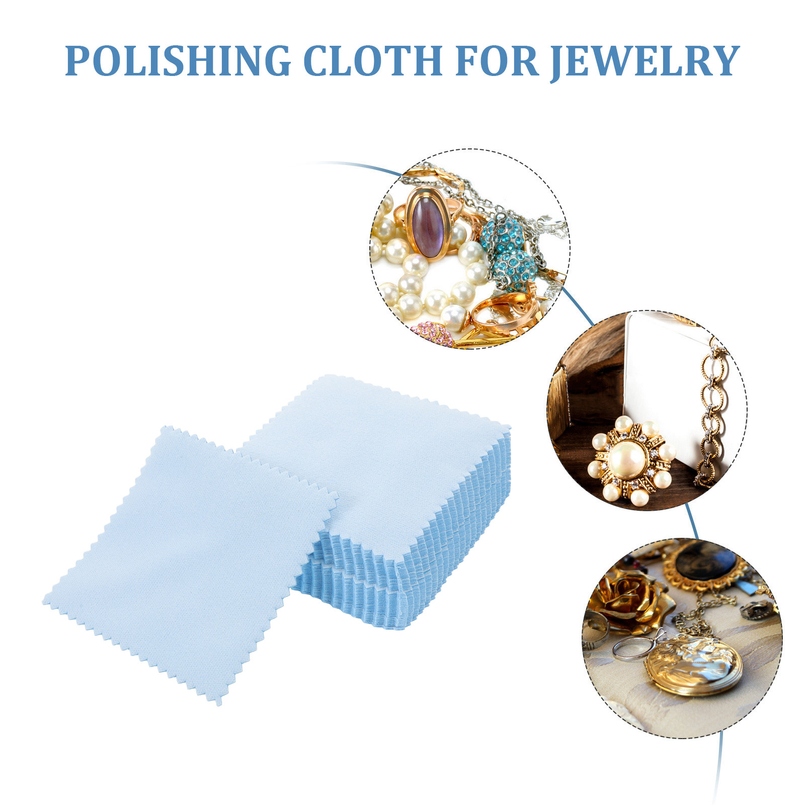 2 Buah Kain Pemoles Perak 8X8C - Jewelry Watch ulasan dan harga