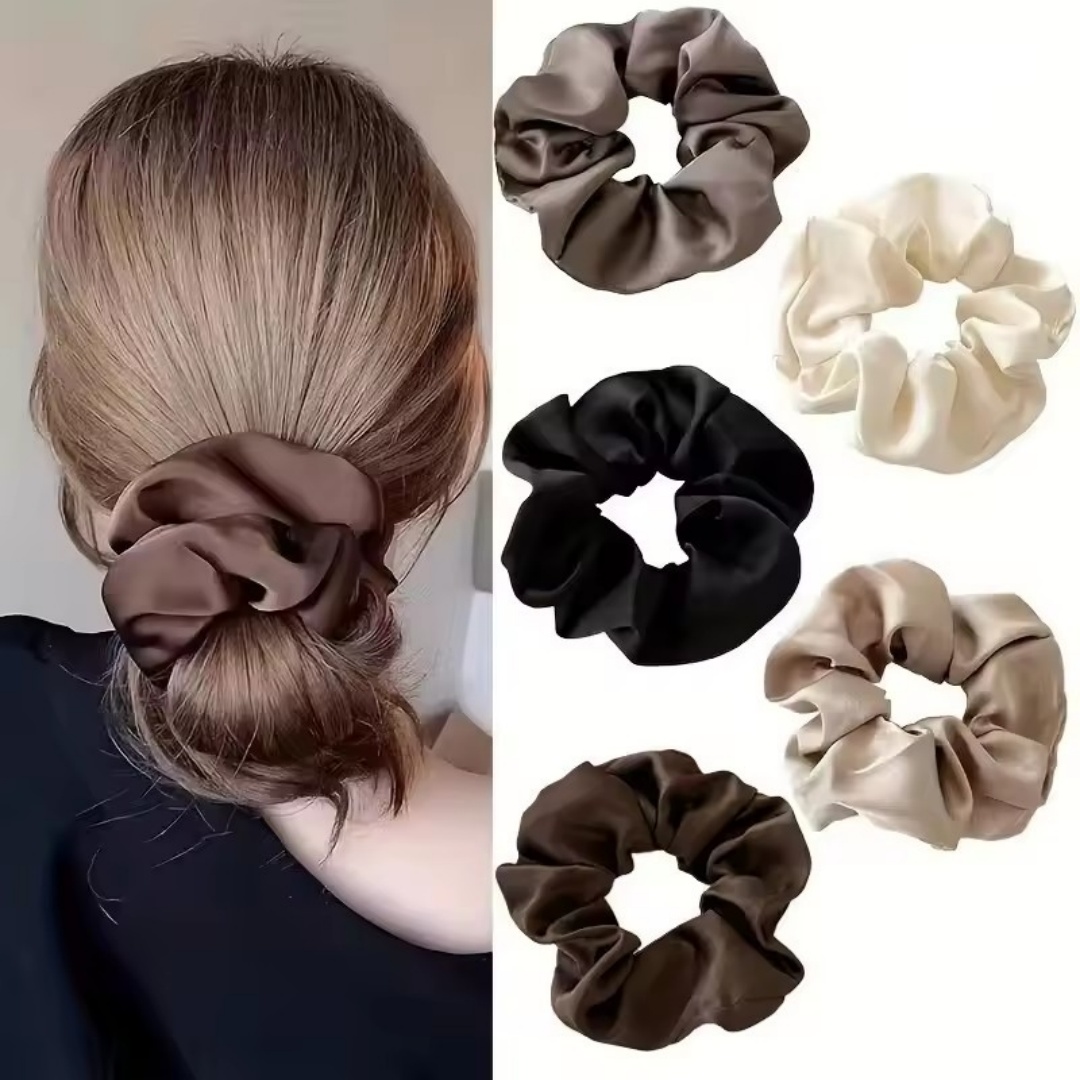 5 Buah Ikat Rambut Satin Ikat  - Shop Jewelry & Watches Near Me ulasan dan harga
