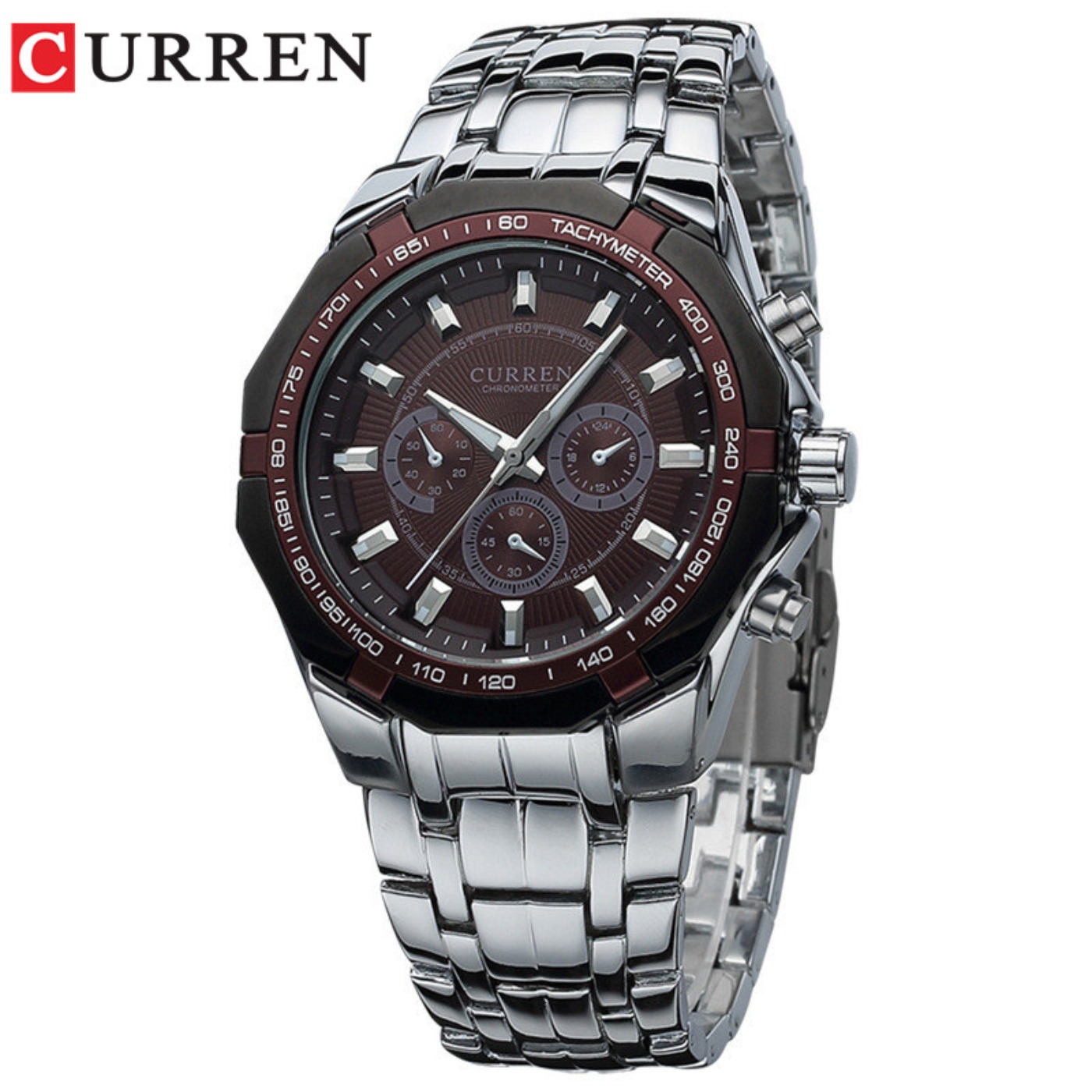 CURREN Jam Tangan Pria Olahrag - Jewelry Watch ulasan dan harga