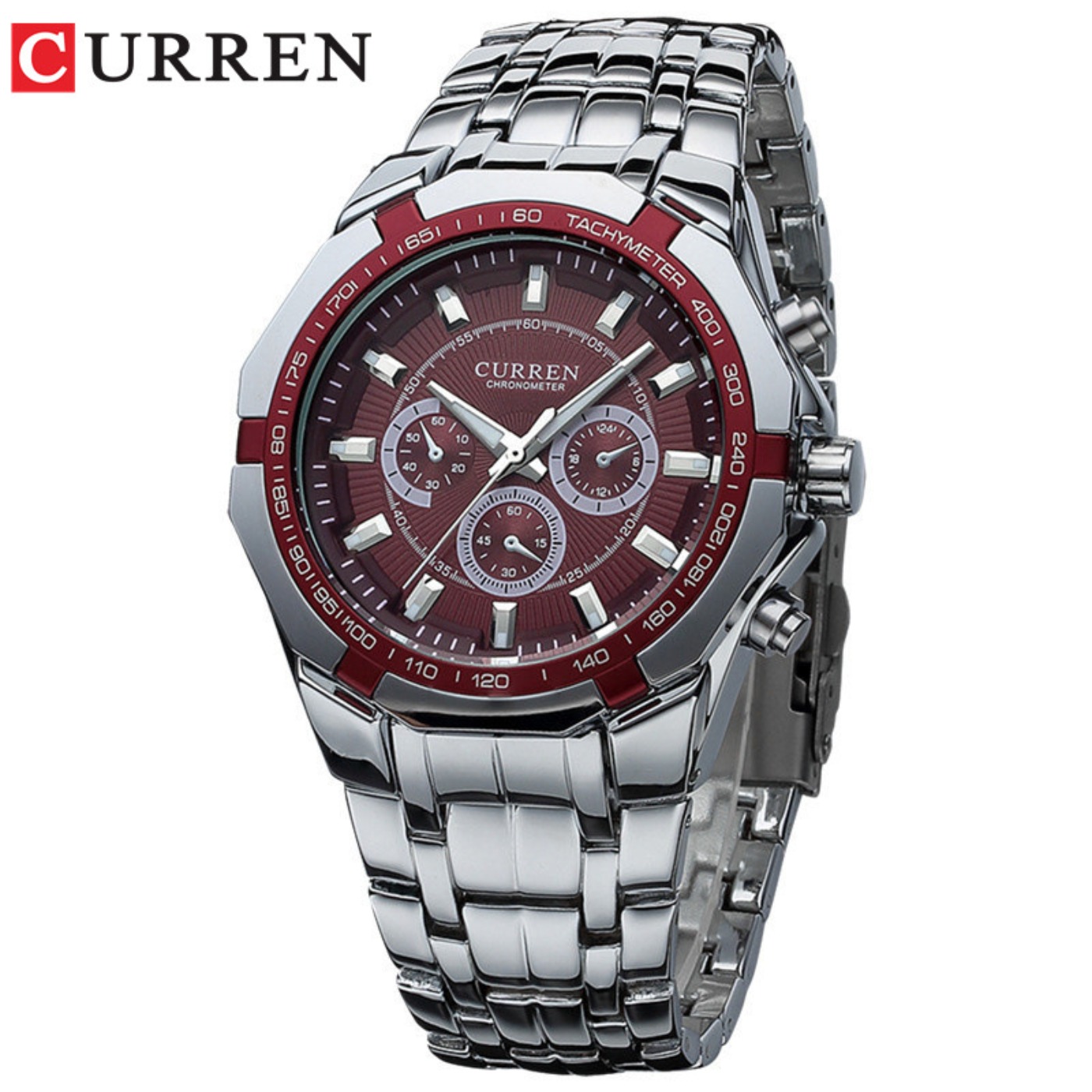 CURREN Jam Tangan Pria Olahrag - Jewelry Watch ulasan dan harga