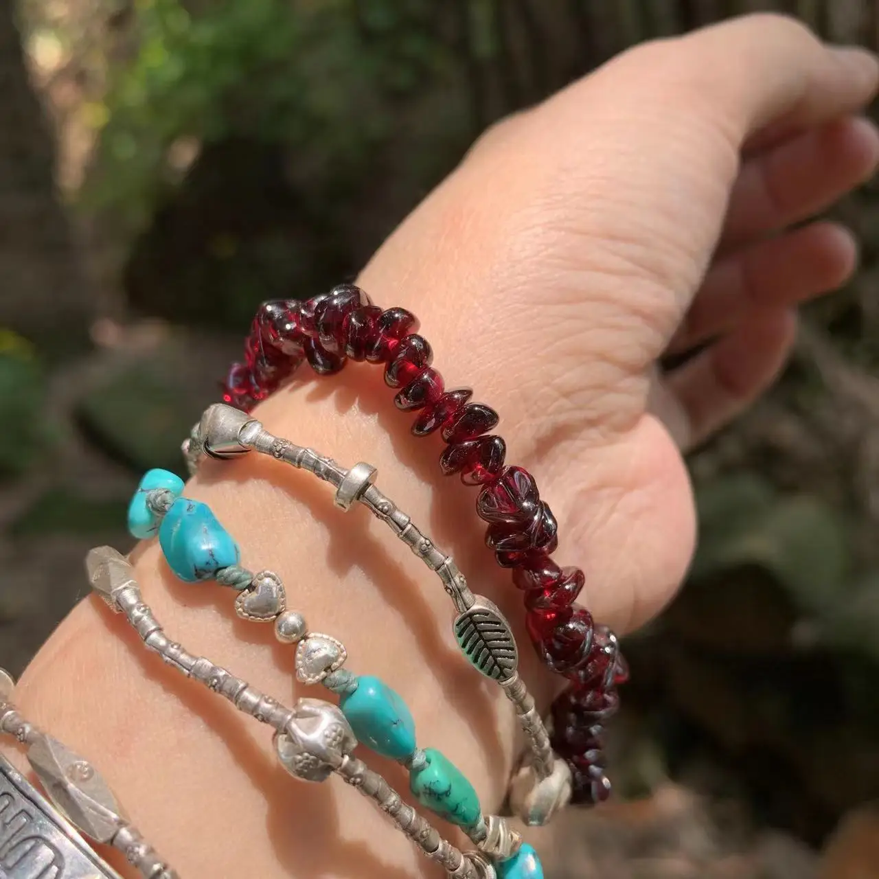 Gelang Garnet alami untuk wani - Gemstone Bracelet Healing ulasan dan harga