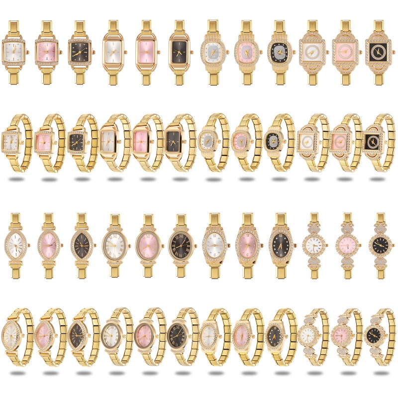 Jam Tangan Modis Konektor Baja - Jewelry Making Watches ulasan dan harga