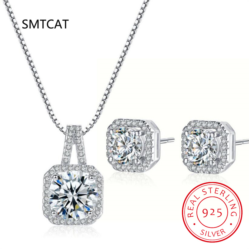 Potongan persegi Moissanite be - Diamond Stud Earrings ulasan dan harga