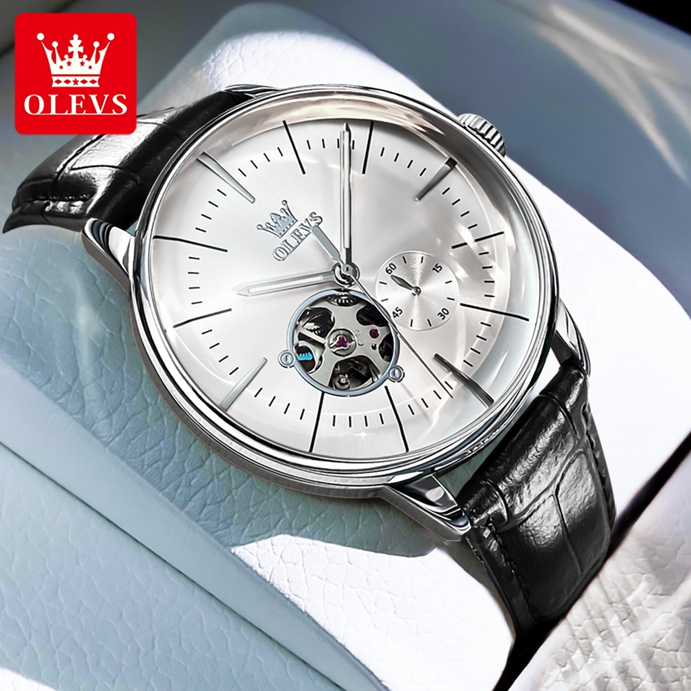 OLEVS 6708 Jam Tangan Pria Fas - Mens Mechanical Watch ulasan dan harga