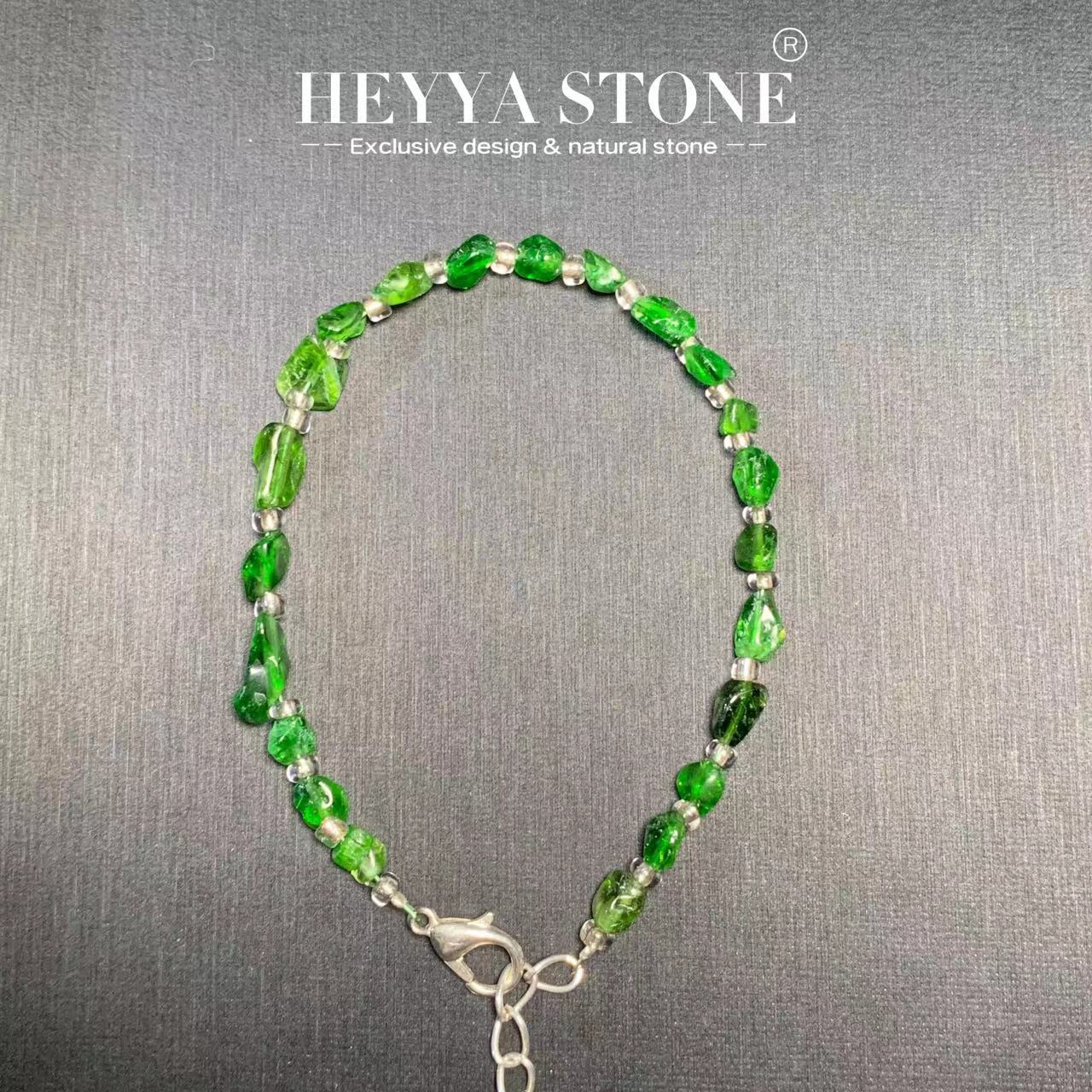 HEYYA batu Diopside gelang ene - Gemstone Bracelet Healing ulasan dan harga