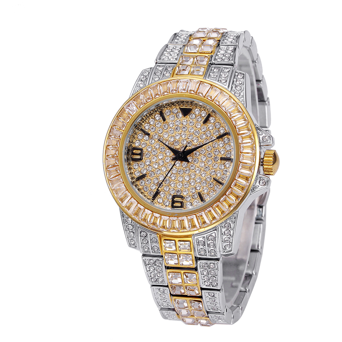 Jam Tangan Quartz Batu Mewah u - Jewelry Watches Men ulasan dan harga