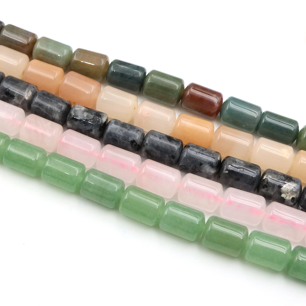 Manik-manik Batu Alam Silinder - Gemstone Bracelet Healing ulasan dan harga