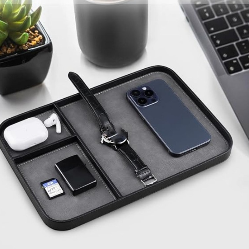 Baki Organizer Meja Samping Te - Jewelry Essentials Watches ulasan dan harga