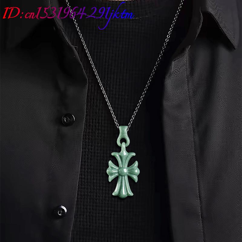 Kalung Liontin Salib Batu Giok - Jewelry & Watches Vitopoulos ulasan dan harga