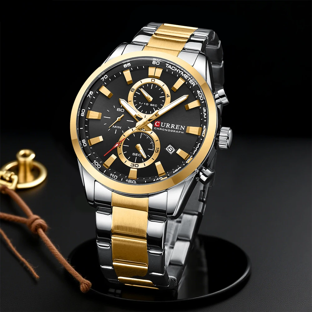 CURREN Jam Tangan Olahraga Chr - Jewelry Watch ulasan dan harga