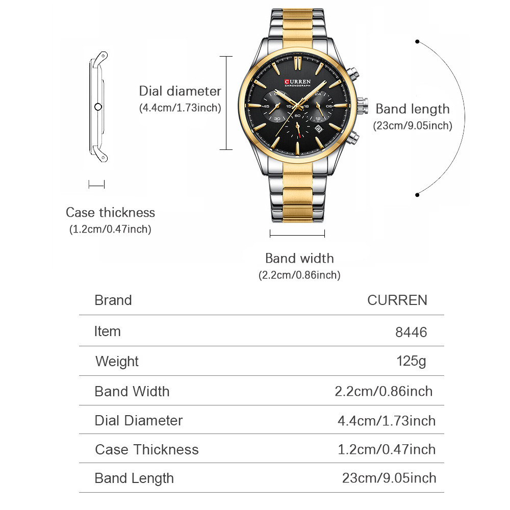 CURREN Jam Tangan Olahraga Chr - Jewelry Watch ulasan dan harga