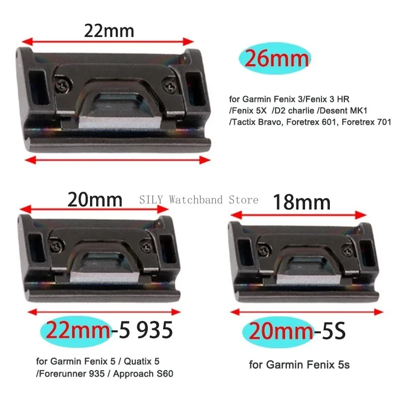 2 buah konektor pita logam cep - Watch Strap Replacement ulasan dan harga