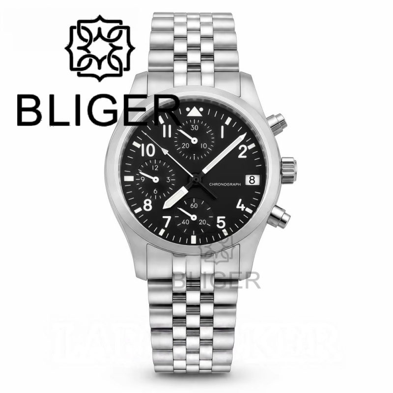 BLIGER Jam Tangan Chronograph  - Mens Mechanical Watch ulasan dan harga