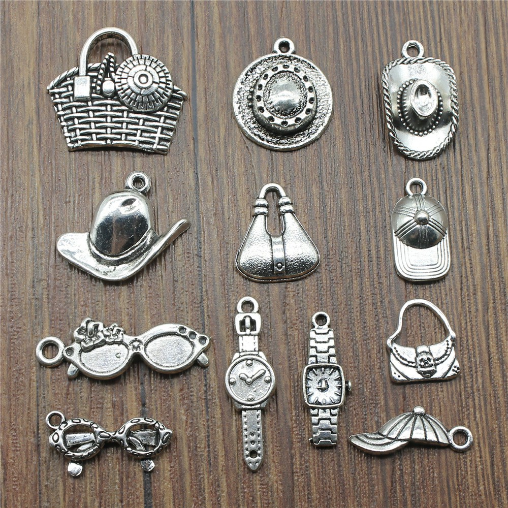 20 pcs / lot topi pesona kacam - Jewelry Making Watches ulasan dan harga