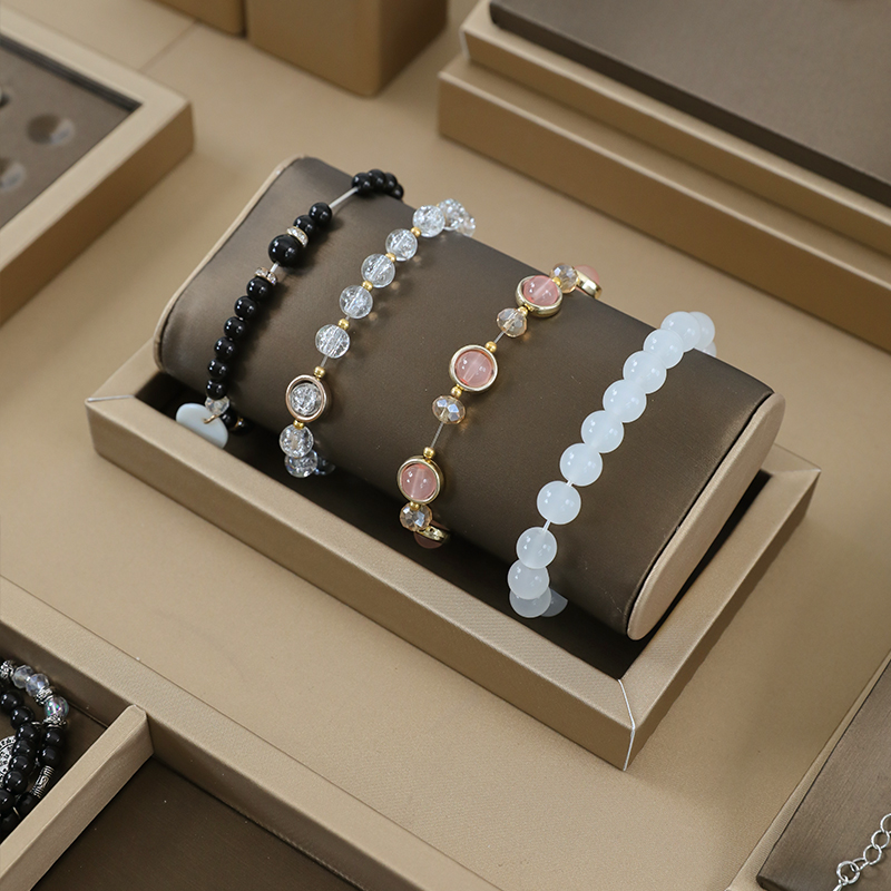 Rak Pajangan Gelang Kulit PU C - Jewelry And Watches Exhibition ulasan dan harga