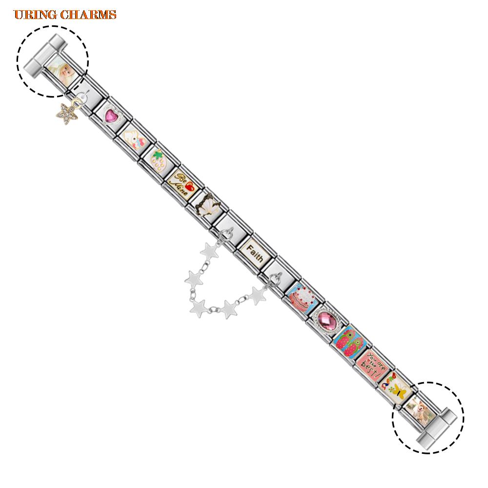 1 Pasang Logo Gambar Konektor  - Jewelry Watches Men ulasan dan harga