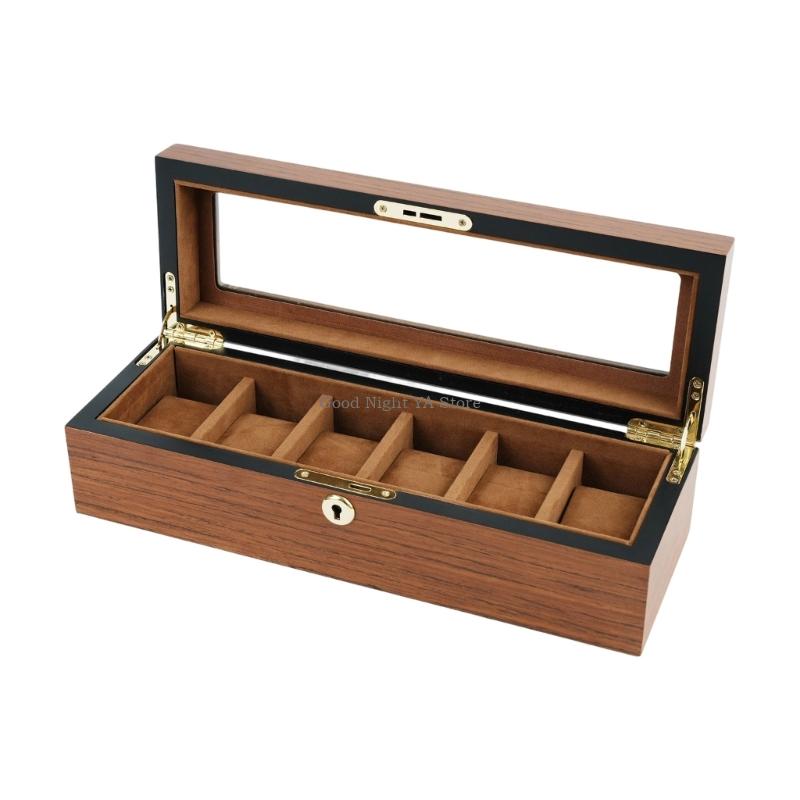 Kotak Penyimpanan Tangan Kayu  - Jewelry Box That Holds Watches ulasan dan harga