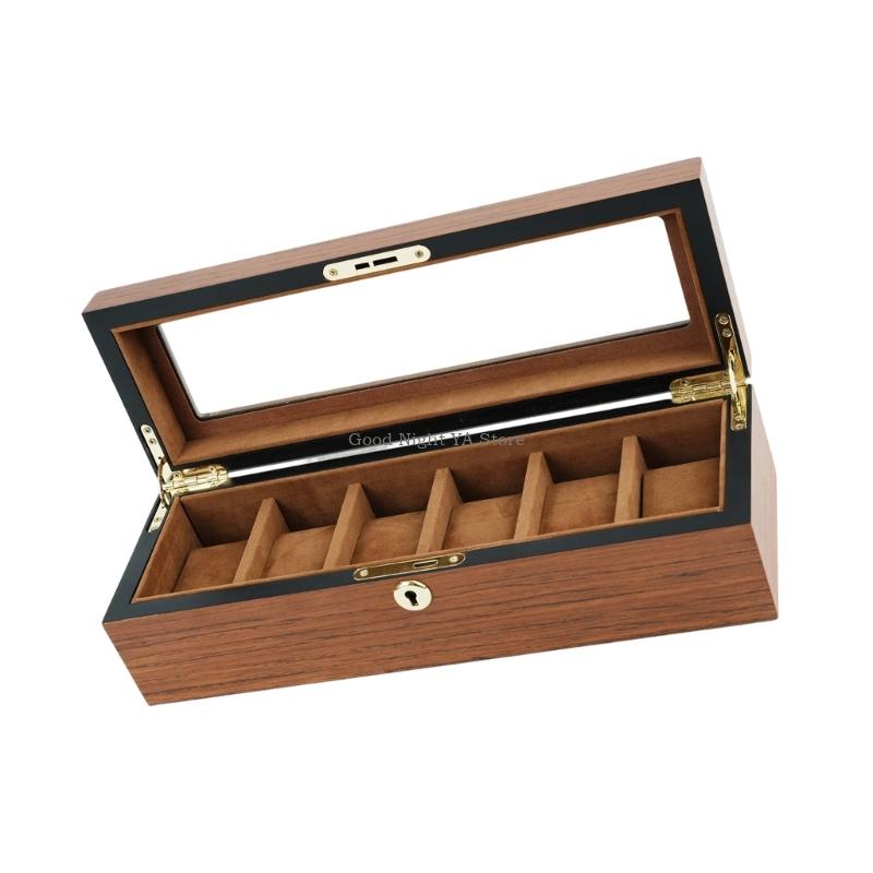 Kotak Penyimpanan Tangan Kayu  - Jewelry Box That Holds Watches ulasan dan harga
