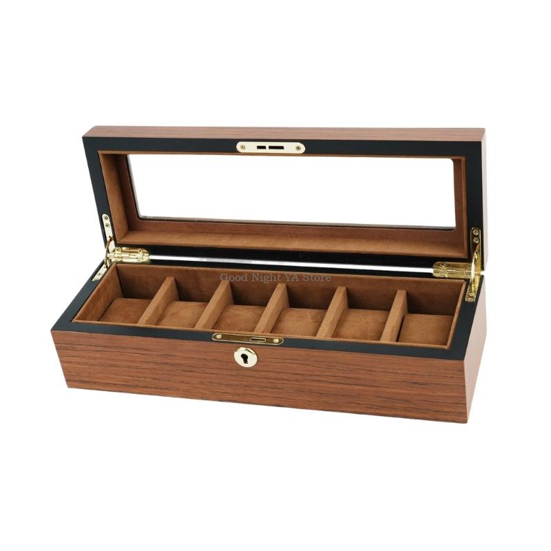 Kotak Penyimpanan Tangan Kayu  - Jewelry Box That Holds Watches ulasan dan harga
