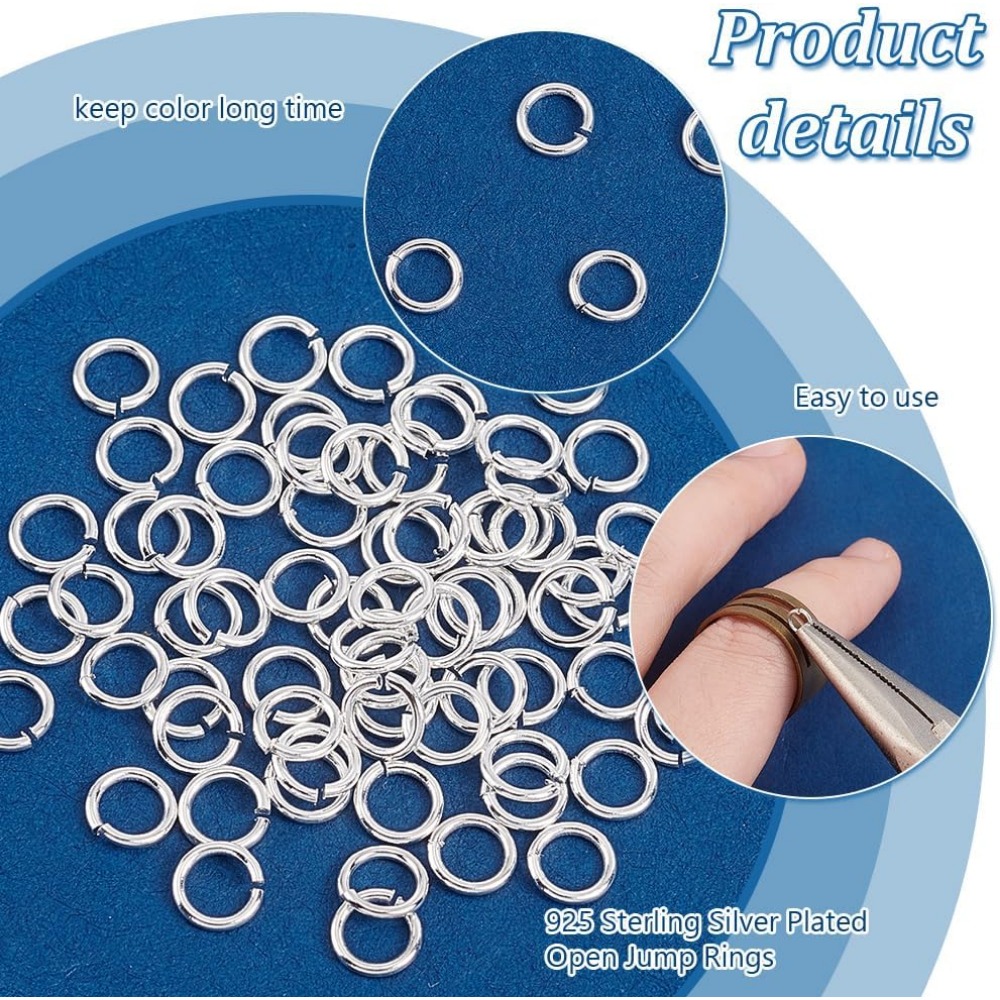 200 Buah Cincin Lompat Terbuka - Sterling Silver Ring ulasan dan harga