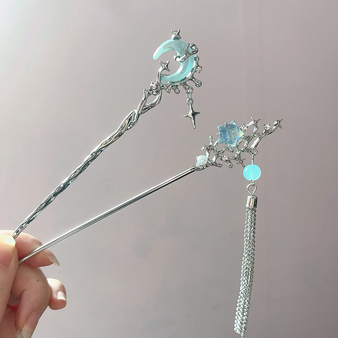 Jepit Rambut Logam Bentuk Bint - Shop Jewelry & Watches Near Me ulasan dan harga