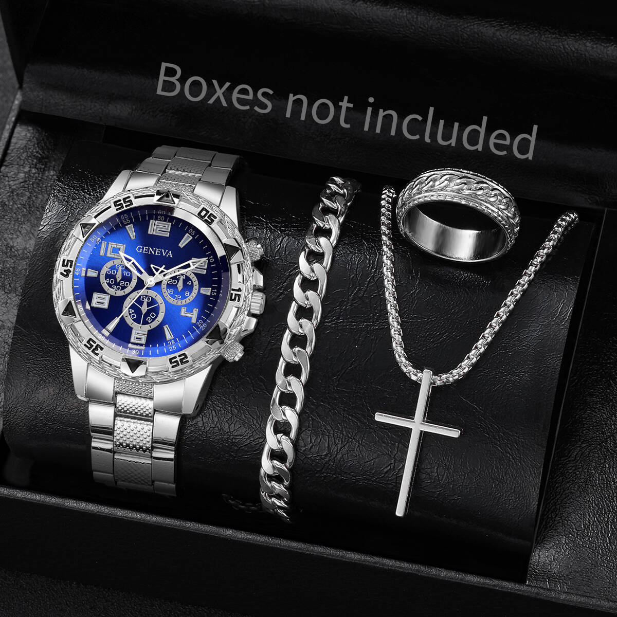 4 Buah/Set Jam Tangan Bisnis P - Jewelry Watches Men ulasan dan harga