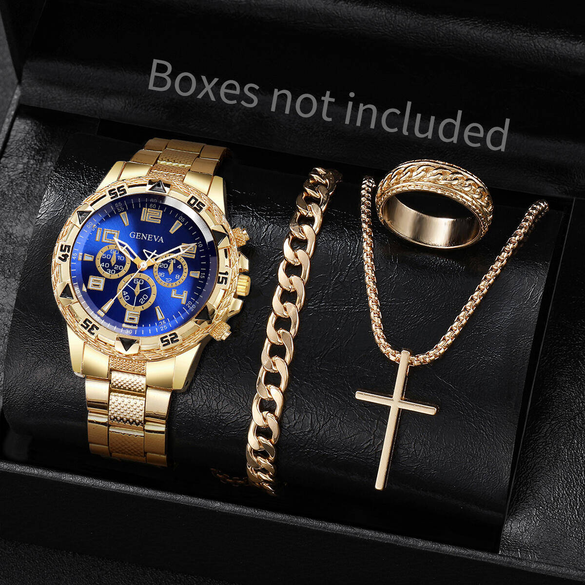 4 Buah/Set Jam Tangan Bisnis P - Jewelry Watches Men ulasan dan harga