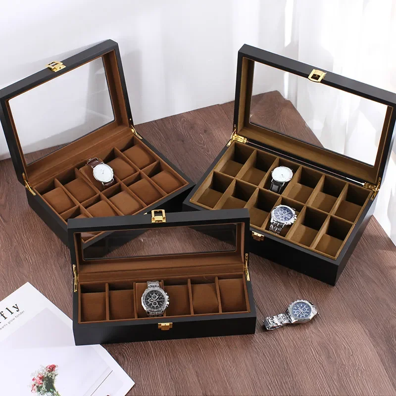 Kotak Jam Tangan Kayu Mewah Bu - Jewelry Box That Holds Watches ulasan dan harga