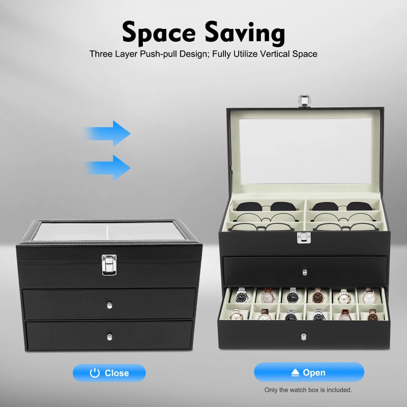 Kotak Display Jam Tangan dan K - Jewelry Box That Holds Watches ulasan dan harga