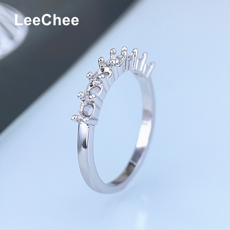 Pengaturan Cincin Pita Tetap u - Sterling Silver Ring ulasan dan harga