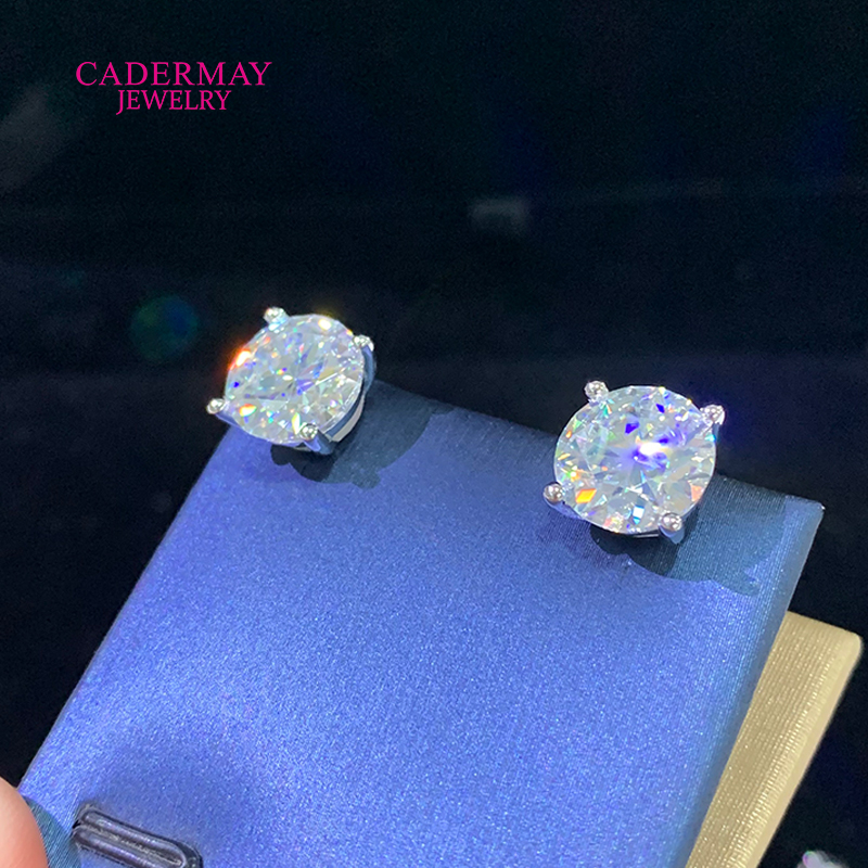 Kualitas Tinggi 4 Garpu Sekrup - Diamond Stud Earrings ulasan dan harga
