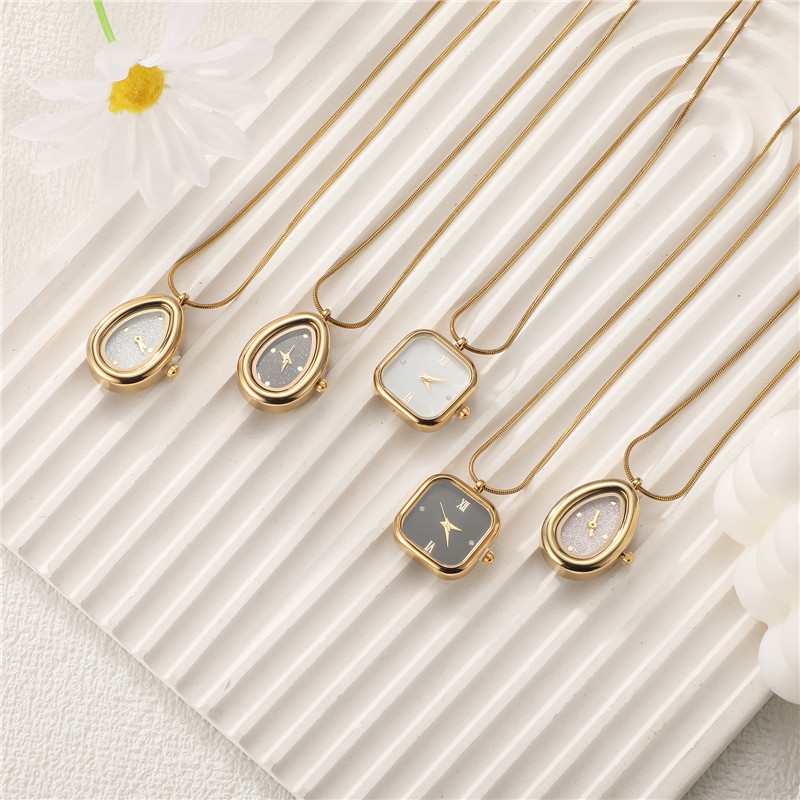 Jam Tangan Kalung Baja Anti Ka - Vintage Jewelry Watches Women ulasan dan harga
