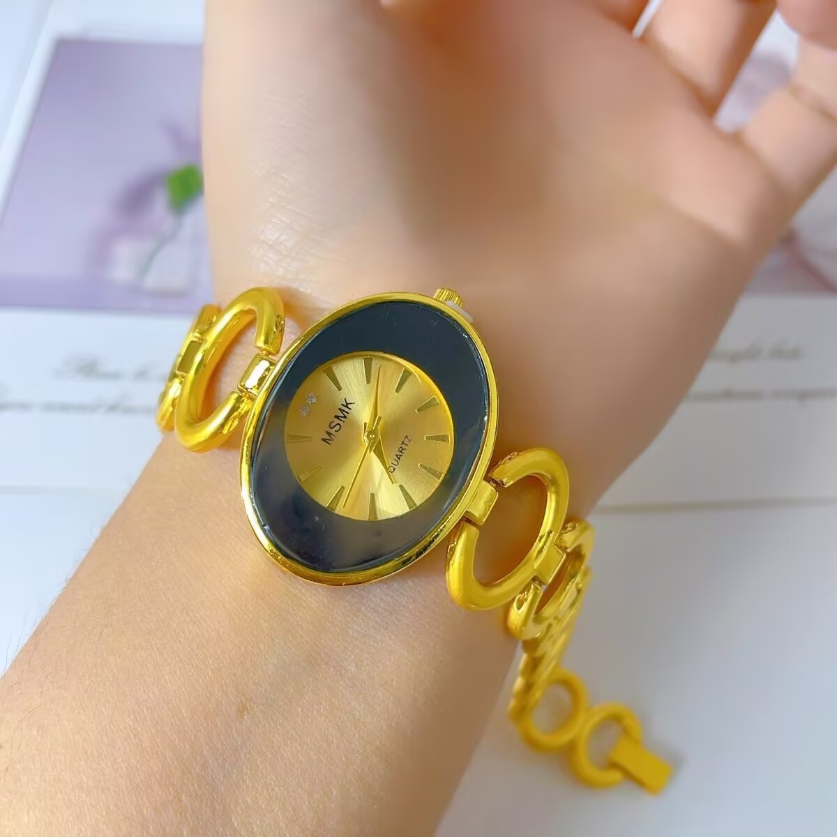Jam Tangan Berlapis Emas 24K A - Jewelry Watch ulasan dan harga
